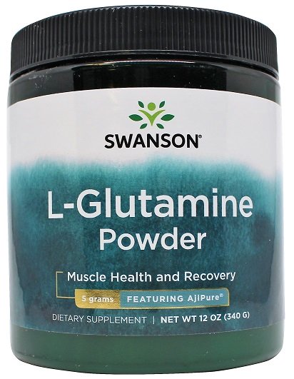 Swanson L-Glutaminas milteliai sporto papildas