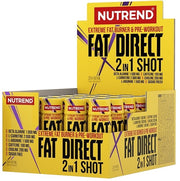 Nutrend Fat Direct 2in1 Shot maisto papildas, energijos ir riebalų deginimo gėrimas