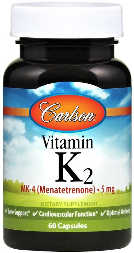 Carlson Labs K2-vitamiini MK-4, 5 mg - 60 kapselia