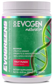 Evogen Evogreens natūralus vaisių skonio maisto papildas