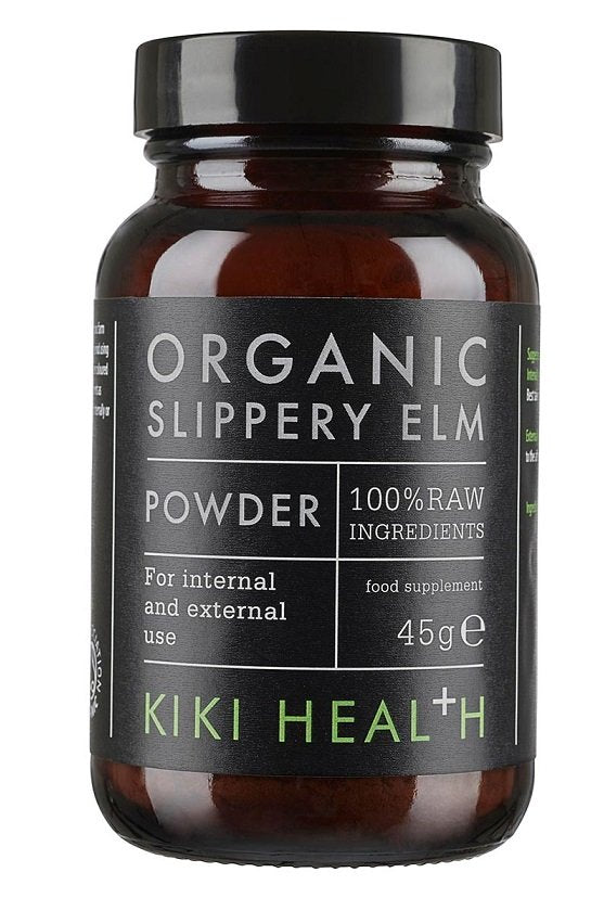 KIKI Health Slippery Elm milteliai, ekologiški, 45 g, sveikatai