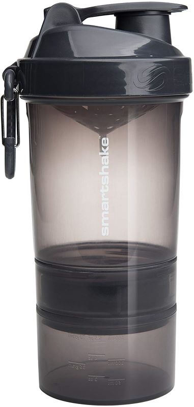 SmartShake Original2Go, Dark Grey - 600 ml, maisto papildas, aksesuaras