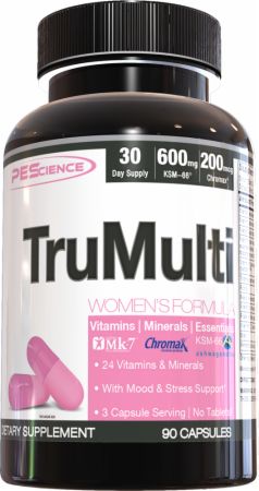 PEScience TruMulti moterims vitaminų ir mineralų papildas, 90 kapsulių