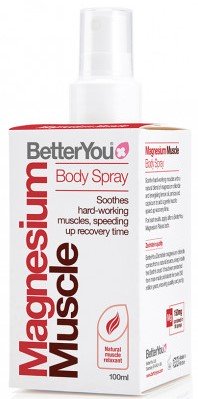 BetterYou Magnesium Muscle -vartalosuihke - 100 ml.