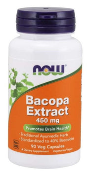 NOW Foods Bacopa-uute, 450 mg - 90 kapselia