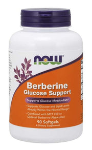 NOW Foods Berberiini-glukoosituki - 90 kapselia