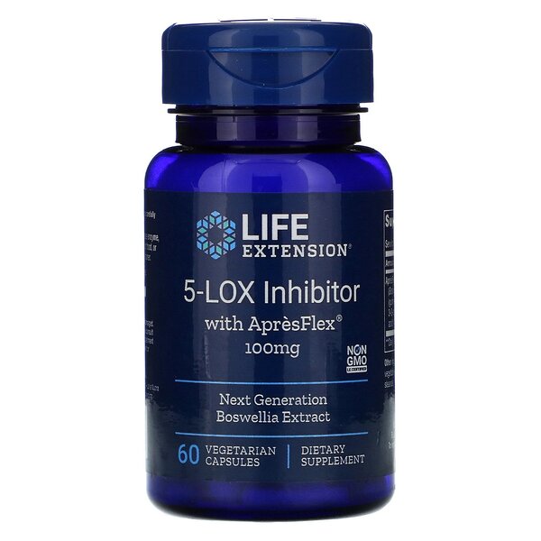 Maisto papildas 5-LOX Inhibitor su ApresFlex, 100mg, 60 kapsulių