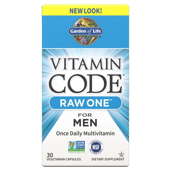Vitamino papildas vyrams, Garden of Life Vitamin Code Raw One