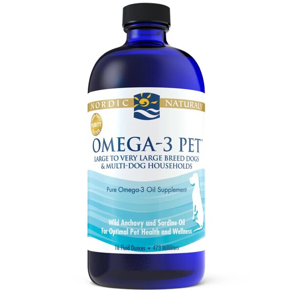 Nordic Naturals Omega-3 lemmikkieläimille - 473 ml.