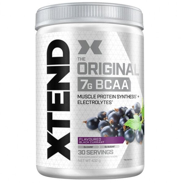 Xtend juodųjų serbentų maisto papildas, 432 g