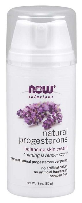 NOW Foods Luonnollinen progesteronia tasapainottava ihovoide laventelilla - 85 grammaa