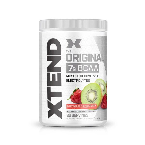 Xtend, Braškių ir Kivi skonio BCAA milteliai, sporto papildas