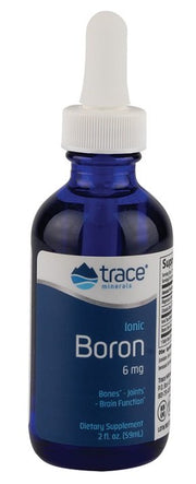 Trace Minerals Ionic Boron, 6mg - 59 ml. maisto papildas su Boronu