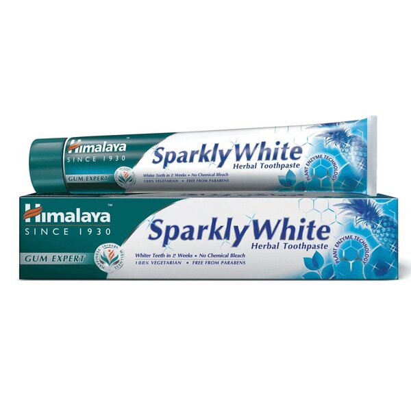 Himalaya Sparkly White -yrttihammastahna - 75 ml.