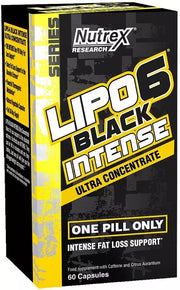 Nutrex Lipo-6 Black Intense Ultra -tiiviste - 60 kapselia