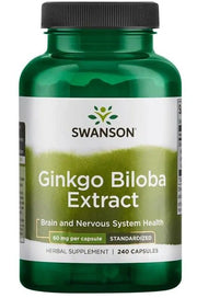 Ginkgo Biloba ekstraktas, 240 kapsulių