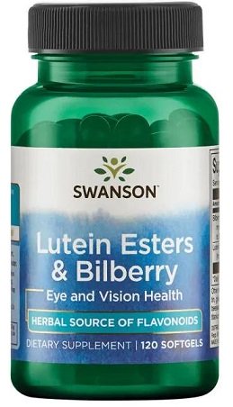 Swanson Lutein Esters & Bilberry maisto papildas kapsulės