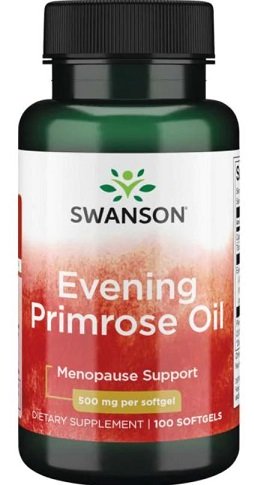 Swanson vakarinės primrosės aliejus, 500mg, maisto papildas, moterims