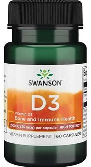 Swanson vitamino D3 kapsulės