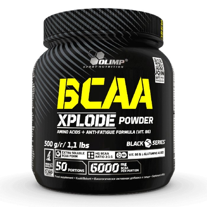 Olimp Nutrition BCAA Xplode, Fruit Punch - 500 g, amino rūgštys sporto papildas