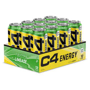 C4 energijos gėrimas, Twisted Limeade, 12 skardinių, sporto papildas
