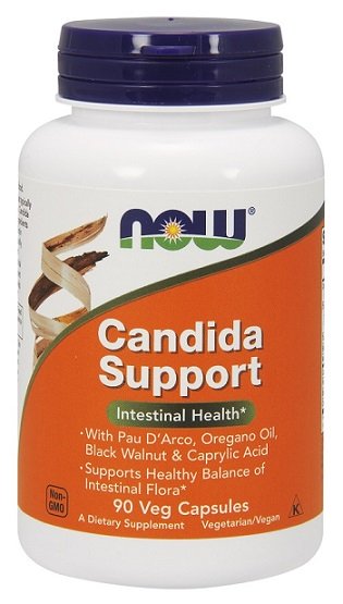 NOW Foods Candida-tuki - 90 kapselia