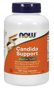 NOW Foods Candida-tuki - 180 kapselia