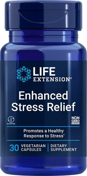 Life Extension - Tehostettu stressinlievitys - 30 kapselia