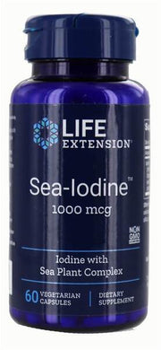 Life Extension -merijodi, 1000 mcg - 60 kapselia