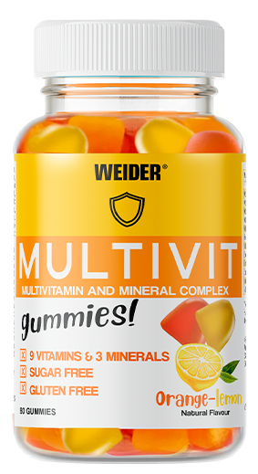 Weider Multivit, Orange Lemon - 80 guminukų