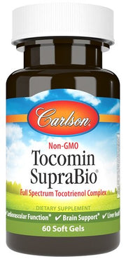Carlson Labs Tocomin SupraBio - 60 kapsulių, maisto papildas, vitaminai ir mineralai