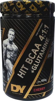 Dorian Yates HIT BCAA 4:1:1 + Glutamine, Cherry - 450 g maisto papildo pakuotė