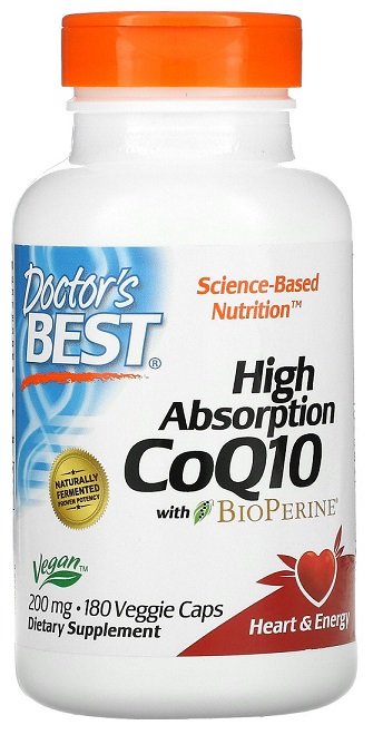 Doctor's Best CoQ10 kapsulės sveikatai