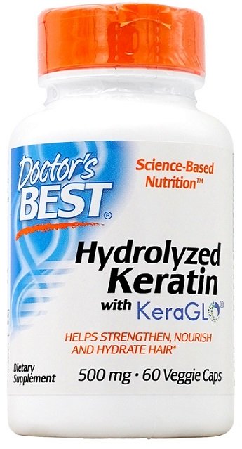 Doctor's Best keratino kapsulės odai plaukams nagams