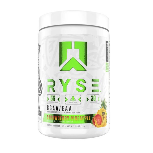 RYSE BCAA + EAA, Mansikka-Ananas - 369 grammaa