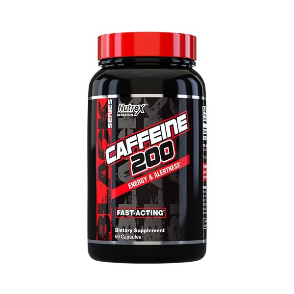 Nutrex Caffeine 200 energijai ir nuovargiui mažinti, kapsulės