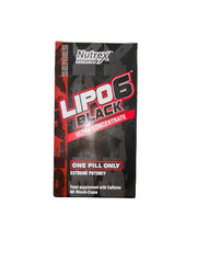 Nutrex Lipo-6 Black kapsulės, riebalų degintojas, svorio kontrolė