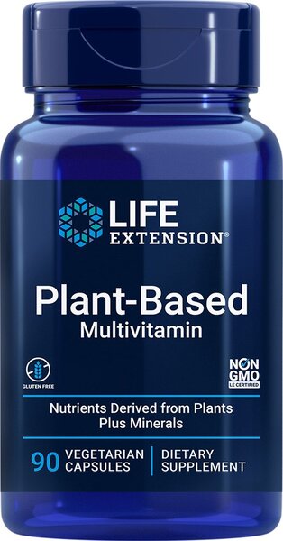 Veganų maisto papildas multivitaminas, 90 kapsulių