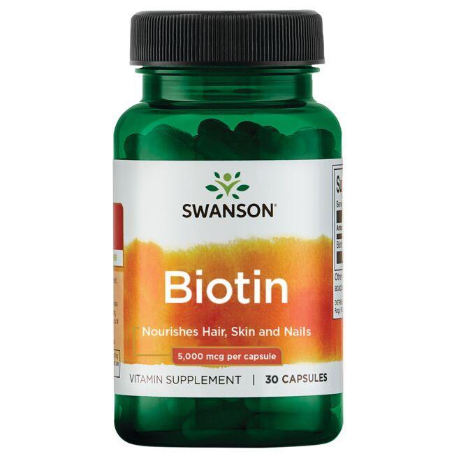 Biotinas maisto papildas kapsulės