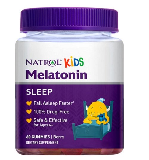 Natrol Kids Melatoniini, Marja - 60 purukumia