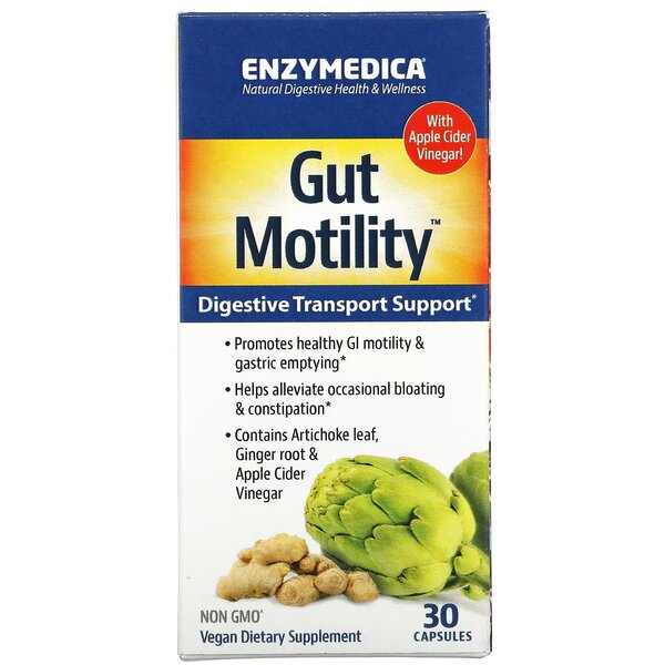 Virškinimo papildas Gut Motility, 30 kapsulės