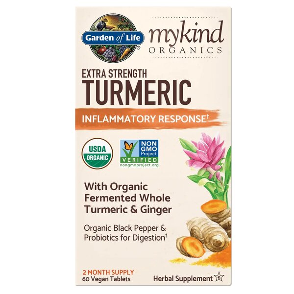 Veganų papildas Garden of Life Mykind Turmeric