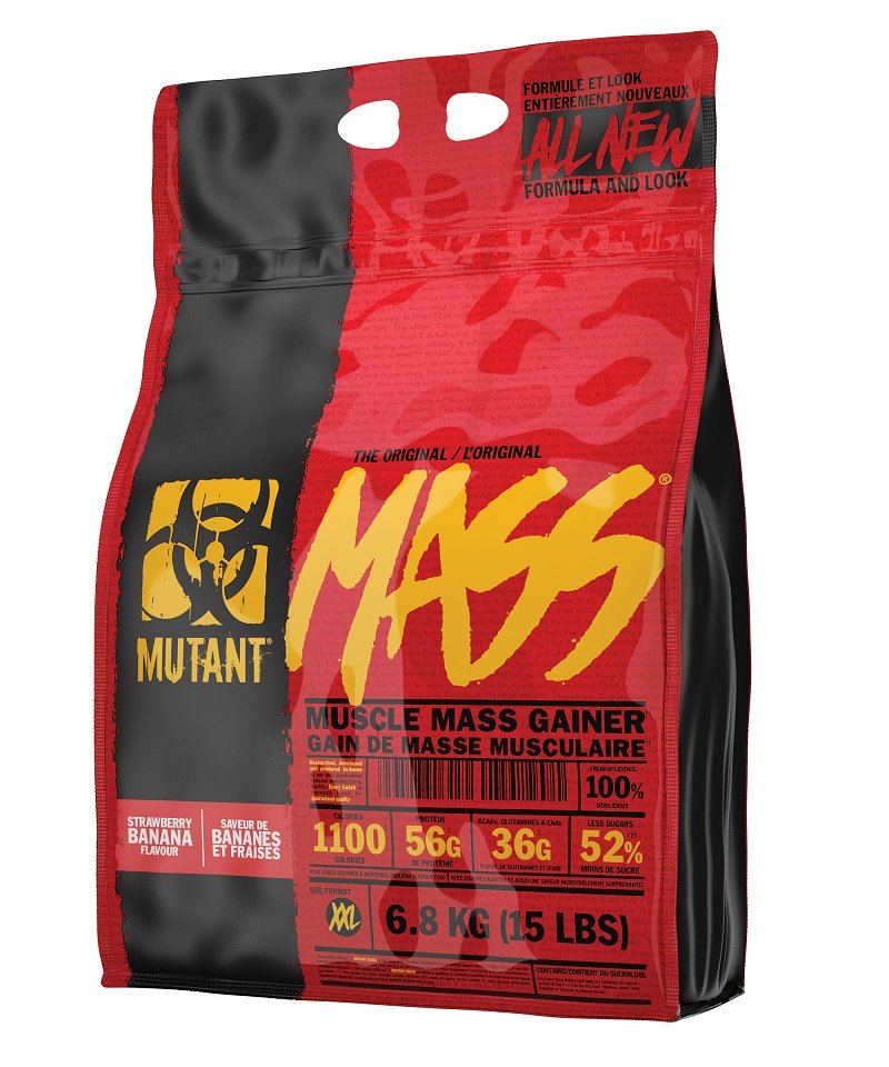 Mutant Mass, Braškių Banano skonis, 6800 g, sporto papildas