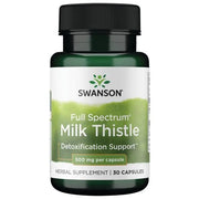 Swanson Täyden spektrin maarianohdake, 500 mg - 30 kapselia