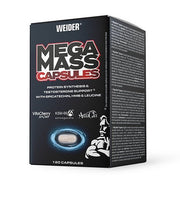 Weider Mega Mass kapsulės pakuotė