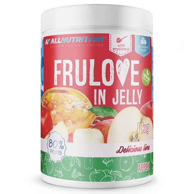 Allnutrition Frulove In Jelly obuolys - 1000 g