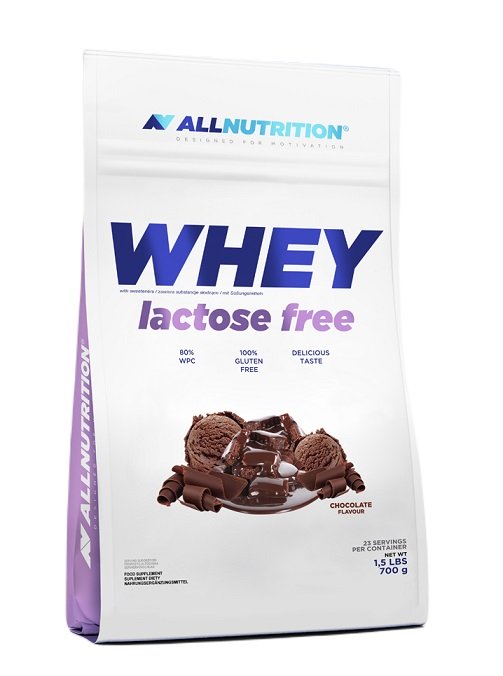 Allnutrition be laktozės baltymų milteliai