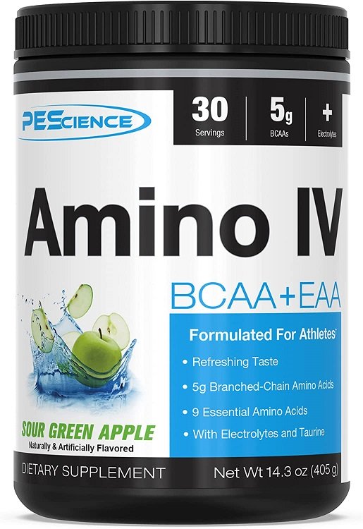 Amino IV BCAA+EAA maisto papildas, žalias obuolys