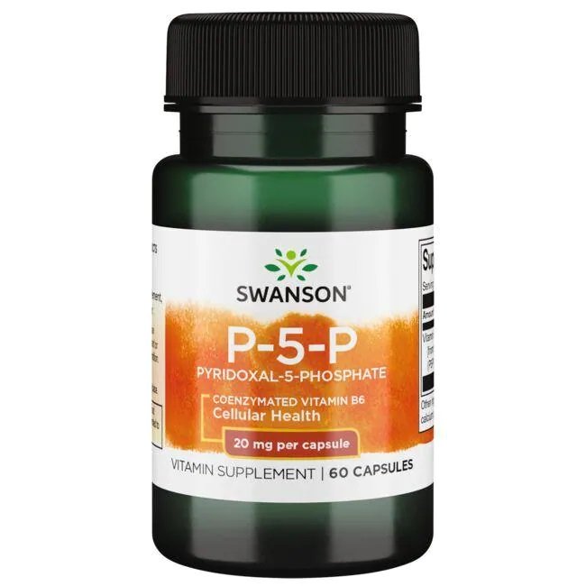 Swanson P-5-P vitaminų papildas kapsulės