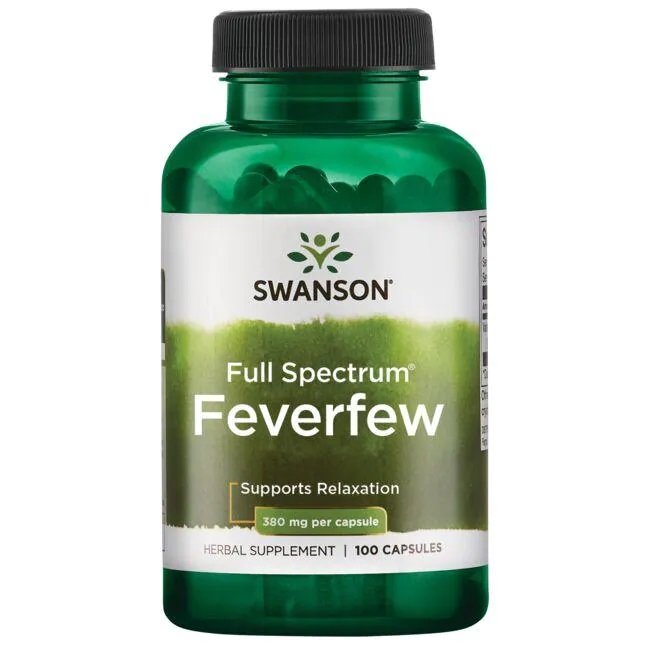 Swanson Feverfew kapsulės sveikatai
